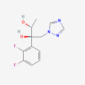 molecular formula C12H13F2N3O2 B13859988 2,3-Difluorophenyl Efinaconazole Diol 