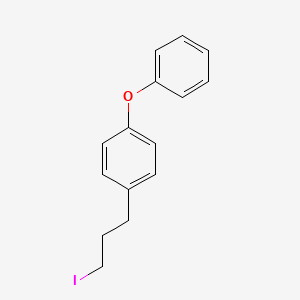 molecular formula C15H15IO B13860005 1-(3-iodopropyl)-4-phenoxyBenzene CAS No. 142523-68-0