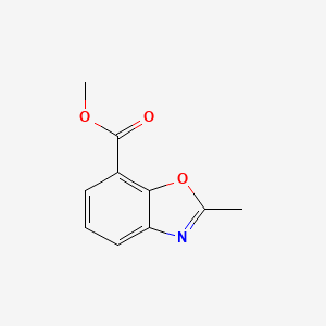 molecular formula C10H9NO3 B1386002 Methyl 2-Methyl-1,3-benzoxazole-7-carboxylate CAS No. 1234847-45-0