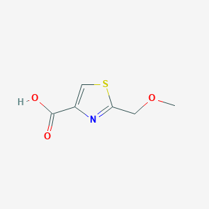 molecular formula C6H7NO3S B1386008 2-(Methoxymethyl)-1,3-thiazole-4-carboxylic acid CAS No. 1086380-07-5