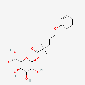 molecular formula C21H30O9 B13860105 4-[2-(4-Amino-1,2,5-oxadiazol-3-yl)-1-ethyl-7-[(3S)-3-piperidinylmethoxy]-1H-imidazo[4,5-c]pyridin-4-yl]-2-methyl-3-Butyn-2-ol 
