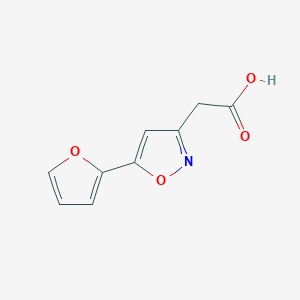 [5-(2-Furyl)isoxazol-3-yl]acetic acid
