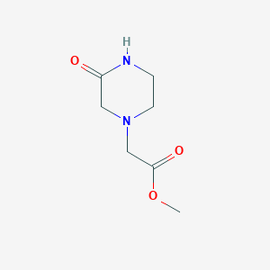 molecular formula C7H12N2O3 B1386013 Methyl 2-(3-oxopiperazin-1-YL)acetate CAS No. 1039843-84-9