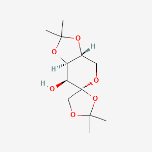 molecular formula C12H20O6 B13860134 Tetramethyltetrahydrospiro[[1,3]dioxolane-4,6'-[1,3]dioxolo[4,5-c]pyran]-7'-ol 