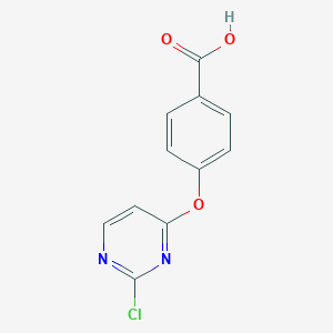 4-[(2-Chloropyrimidin-4-yl)oxy]benzoic acid