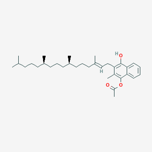 molecular formula C33H50O3 B13860202 Phyllohydroquinone1-Acetate 