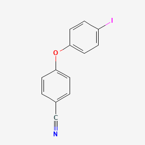 molecular formula C13H8INO B1386021 4-(4-Iodophenoxy)benzonitrile CAS No. 856704-55-7