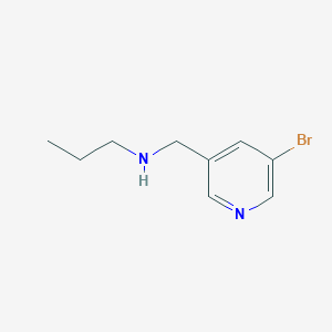 N-((5-bromopyridin-3-yl)methyl)propan-1-amine