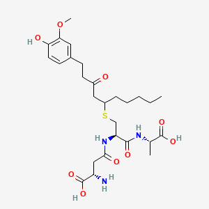 molecular formula C27H41N3O9S B13860316 Asp-6-shogaol-Ala 
