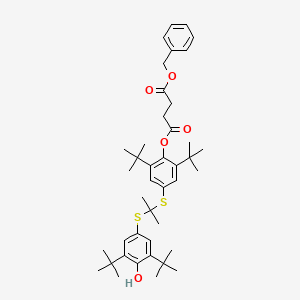 molecular formula C42H58O5S2 B13860329 Succinobucol Benzyl Ester 