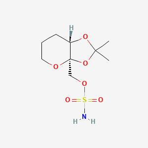 molecular formula C9H17NO6S B13860352 Des-[4,5-O-(1-methylethylidene)] Topiramate 