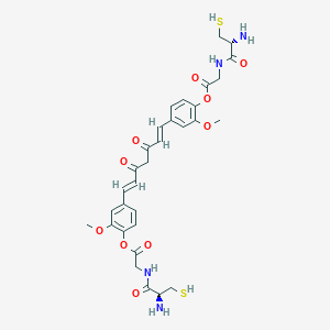 molecular formula C31H36N4O10S2 B13860365 Di-O-cysteinyl-glycinoyl Curcu 