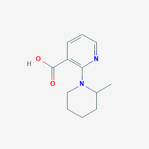 2-(2-Methyl-1-piperidinyl)nicotinic acid