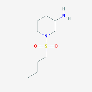 1-(Butane-1-sulfonyl)piperidin-3-amine