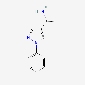 1-(1-Phenyl-1H-pyrazol-4-YL)ethanamine