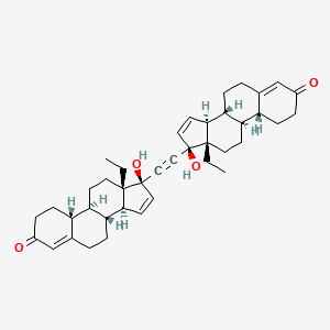 molecular formula C40H50O4 B13860443 Gestodene Dimer 