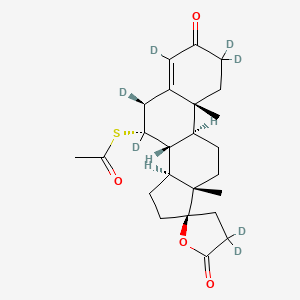 molecular formula C24H32O4S B13860449 Spironolactone-d7 (Major) 