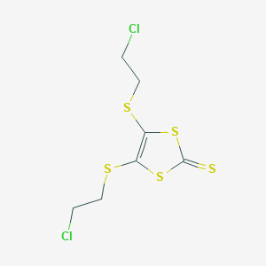 4,5-Bis[(2-chloroethyl)sulfanyl]-2H-1,3-dithiole-2-thione