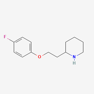 2-[2-(4-Fluorophenoxy)ethyl]piperidine