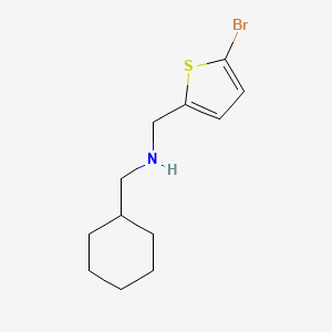 [(5-Bromothiophen-2-yl)methyl](cyclohexylmethyl)amine