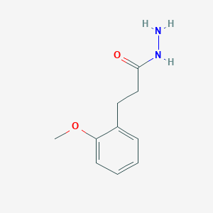 molecular formula C10H14N2O2 B1386054 3-(2-Methoxyphenyl)propanehydrazide CAS No. 856603-57-1