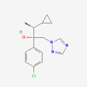 molecular formula C15H18ClN3O B13860540 (2S,3R)-cyproconazole CAS No. 138604-74-7