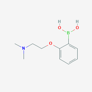 molecular formula C10H16BNO3 B1386055 (2-(2-(Dimethylamino)ethoxy)phenyl)boronic acid CAS No. 1313760-59-6