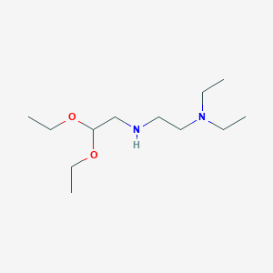 molecular formula C12H28N2O2 B13860559 N-(2,2-diethoxyethyl)-N',N'-diethylethane-1,2-diamine 