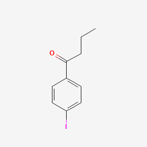 molecular formula C10H11IO B1386056 1-(4-Iodophenyl)butan-1-one CAS No. 160565-77-5