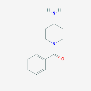 molecular formula C12H16N2O B138606 (4-Aminopiperidin-1-yl)(phenyl)methanone CAS No. 150514-60-6