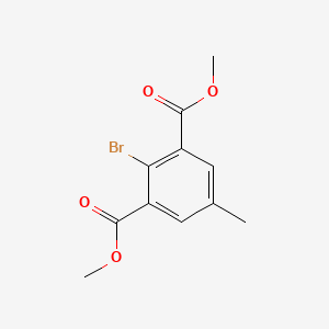 molecular formula C11H11BrO4 B13860662 Dimethyl 2-bromo-5-methylbenzene-1,3-dicarboxylate 