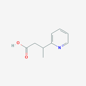 molecular formula C9H11NO2 B1386070 3-(Pyridin-2-yl)butanoic acid CAS No. 916262-56-1
