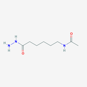 molecular formula C8H17N3O2 B1386073 N-(6-Hydrazino-6-oxohexyl)acetamide CAS No. 24061-84-5