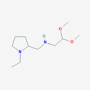 molecular formula C11H24N2O2 B13860796 N-[(1-ethylpyrrolidin-2-yl)methyl]-2,2-dimethoxyethanamine 