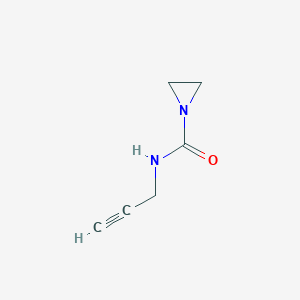 molecular formula C6H8N2O B138608 N-(N-(2-propynyl)carbamoyl)aziridine CAS No. 142238-08-2