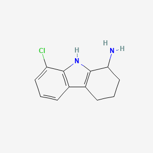 molecular formula C12H13ClN2 B1386084 8-chloro-2,3,4,9-tetrahydro-1H-carbazol-1-amine CAS No. 1042626-75-4