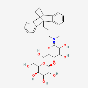 molecular formula C32H43NO10 B13860855 Lactosyl maprotiline 