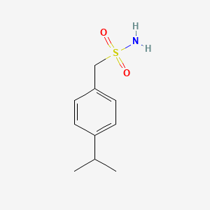 molecular formula C10H15NO2S B1386089 1-(4-Isopropylphenyl)methanesulfonamide CAS No. 64732-36-1