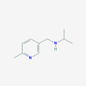 molecular formula C10H16N2 B1386090 [(6-Methylpyridin-3-yl)methyl](propan-2-yl)amine CAS No. 1152851-27-8