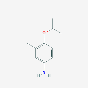 molecular formula C10H15NO B1386091 3-Methyl-4-(propan-2-yloxy)aniline CAS No. 1094544-66-7