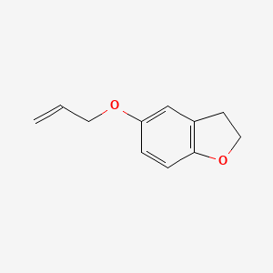 molecular formula C11H12O2 B13860931 5-Prop-2-enoxy-2,3-dihydro-1-benzofuran 