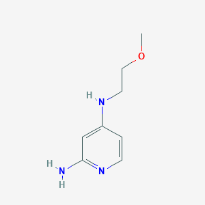 molecular formula C8H13N3O B13860938 N4-(2-methoxyethyl)-2,4-Pyridinediamine CAS No. 1313726-74-7