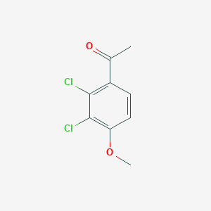 molecular formula C9H8Cl2O2 B13860959 1-(2,3-dichloro-4-methoxyphenyl)Ethanone 