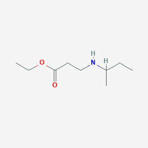 molecular formula C9H19NO2 B1386097 3-(叔丁基氨基)丙酸乙酯 CAS No. 82560-60-9