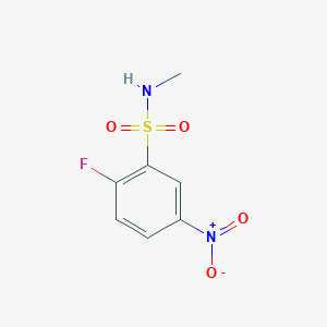 molecular formula C7H7FN2O4S B1386098 2-fluoro-N-methyl-5-nitrobenzenesulfonamide CAS No. 1094853-29-8