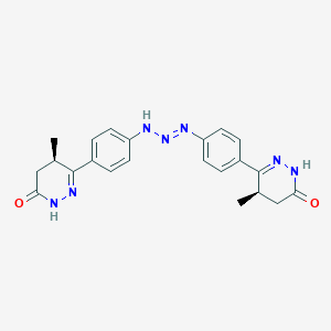 molecular formula C22H23N7O2 B13860995 Levosimendan Triazene Impurity 
