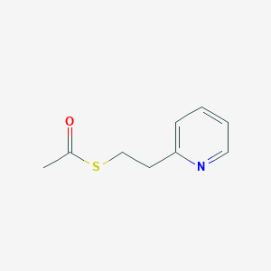 S-[2-(Pyridin-2-yl)ethyl] ethanethioate