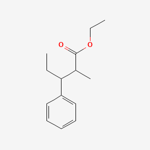 molecular formula C14H20O2 B13861021 Ethyl 2-methyl-3-phenylpentanoate 