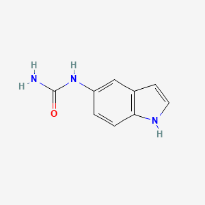 molecular formula C9H9N3O B13861061 N-1H-indol-5-ylUrea CAS No. 13114-66-4