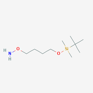 molecular formula C10H25NO2Si B13861062 O-[4-[tert-butyl(dimethyl)silyl]oxybutyl]hydroxylamine 